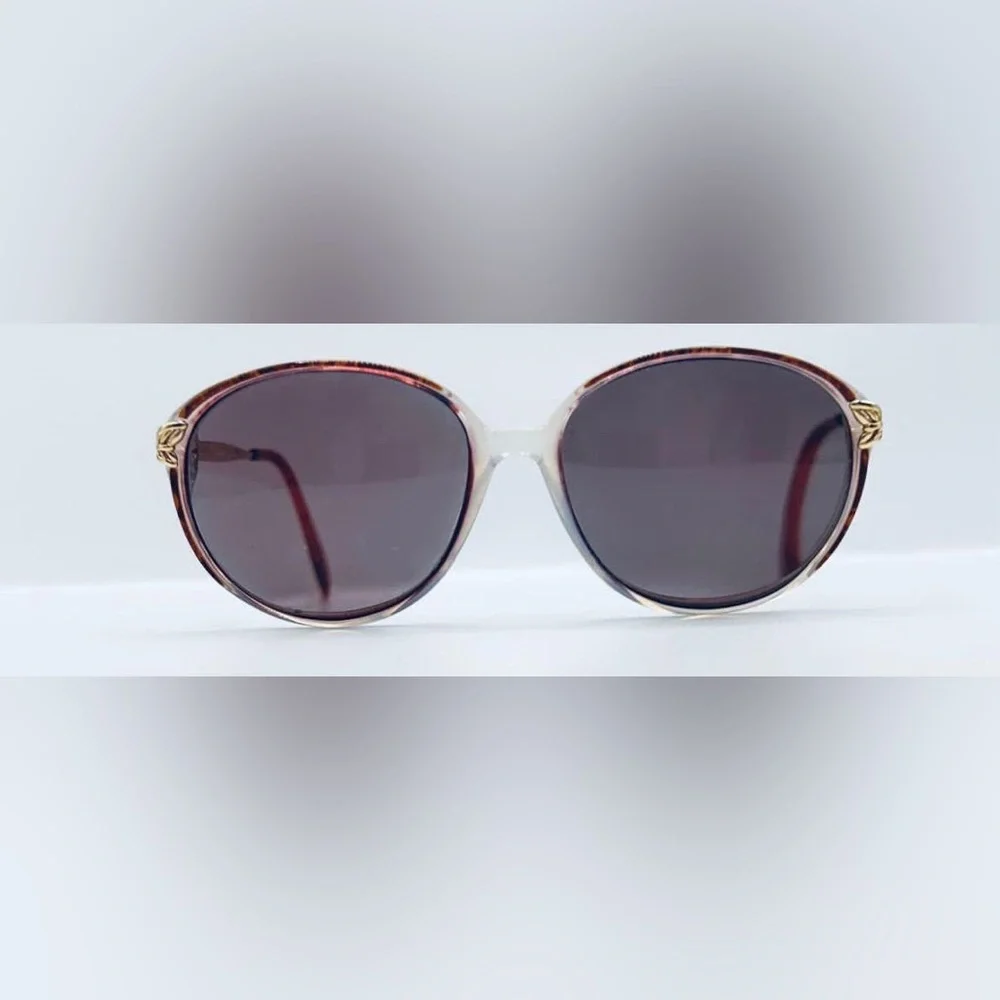 Lawrence Eyewear Red Gray Oval Sunglasses Frames Only